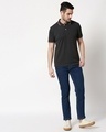 Shop Indigo Denim Pants Mid Rise Stretchable Men's Jeans-Full