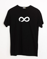 Shop Infinity Half Sleeve T-Shirt-Front