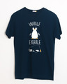 Shop Inhale Exhale Half Sleeve T-Shirt-Front