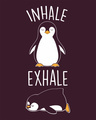 Shop Inhale Exhale Half Sleeve T-Shirt