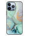Shop Ink Paint Abstract Premium Glass Case for Apple Iphone 13 Pro Max (Shock Proof, Scratch Resistant)-Front