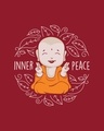 Shop Women's Red Inner Peace Graphic Printed Boyfriend T-shirt