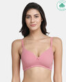 Shop Women's Organic Antimicrobial Wire Free Padded Bra-Front