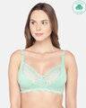 Shop Women's Organic Cotton Antimicrobial Laced Non Padded Bra-Front