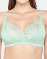 Shop Women's Organic Cotton Antimicrobial Laced Non Padded Bra-Full