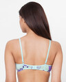 Shop Women's Organic Cotton Antimicrobial Lightly Padded Underwired Cage Bra-Full