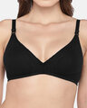 Shop Women's Organic Cotton Antimicrobial Seamless Triangular Bra With Supportive Stitch-Full