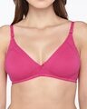 Shop Women's Organic Cotton Antimicrobial Seamless Triangular Bra With Supportive Stitch-Full