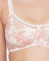 Shop Women's Organic Cotton Antimicrobial Soft Laced Bra-Full