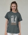 Shop Inquilab Zindabad Boyfriend T-Shirt-Front