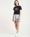 Shop Women's Grey Inspired But Tired Shorts-Design