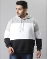 Shop Men Colorblock Stylish Full Sleeve Hooded Casual Sweatshirts-Front