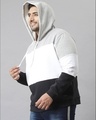 Shop Men Colorblock Stylish Full Sleeve Hooded Casual Sweatshirts-Design