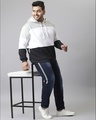 Shop Men Colorblock Stylish Full Sleeve Hooded Casual Sweatshirts