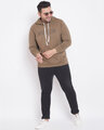 Shop Men's Plus Size Printed Stylish Casual Winter Hooded Sweatshirt-Full
