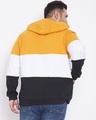 Shop Men's Plus Size Colourblocked Stylish Casual Winter Hooded Sweatshirt-Design