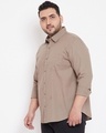 Shop Men's Plus Size Solid Stylish Casual Shirt