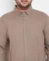 Shop Men's Plus Size Solid Stylish Casual Shirt