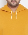 Shop Men's Plus Size Solid Stylish Casual Winter Hooded Sweatshirt