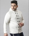 Shop Men's White Stylish Casual Jacket-Full