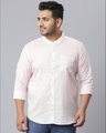 Shop Men's Pink Stylish Full Sleeve Casual Shirt-Front