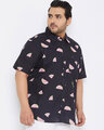 Shop Plus Size Men's Stylish Printed Half Sleeve Casual Shirt-Design