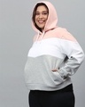 Shop Women's Multicolor Colorblocked Stylish Casual Sweatshirt-Design