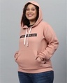 Shop Women's Pink Printed Stylish Casual Hooded Sweatshirt-Design
