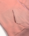 Shop Women's Pink Printed Stylish Casual Hooded Sweatshirt