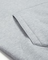 Shop Women's Grey Solid Stylish Casual Hooded Sweatshirt