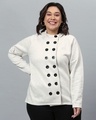 Shop Women's White Solid Stylish Casual Jacket-Front
