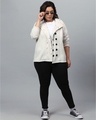 Shop Women's White Solid Stylish Casual Jacket