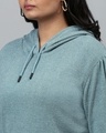 Shop Women's Green Solid Stylish Casual Sweatshirt