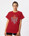 Shop Intense Ganesha Boyfriend T-Shirt-Front