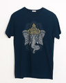 Shop Intense Ganesha Half Sleeve T-Shirt-Front