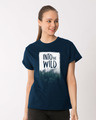 Shop Into The Wild Boyfriend T-Shirt-Front
