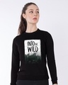 Shop Into The Wild Fleece Light Sweatshirt-Front