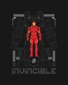 Shop Invincible Ironman Half Sleeves Printed T-Shirt Plus Size (AVL)-Full