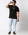 Shop Men's Black Iron Face (AVL) Graphic Printed Plus Size T-shirt-Design