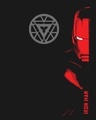 Shop Men's Black Iron Face (AVL) Graphic Printed Plus Size T-shirt-Full