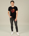 Shop Iron Man - Hexagon Half Sleeve T-Shirt (AVL)-Full