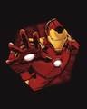 Shop Iron Man - Hexagon Half Sleeve T-Shirt (AVL)