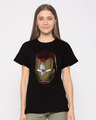 Shop Iron Man 3d Boyfriend T-Shirt (AVL)-Front