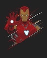 Shop Iron Man Brush Half Sleeve T-Shirt (AVEGL)-Full