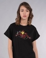 Shop Iron Man Burst Boyfriend T-Shirt (AVL)-Front