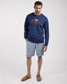 Shop Iron Man Burst Fleece Light Sweatshirts (AVL)-Design