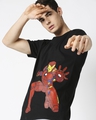 Shop Iron Man Half Sleeves T-Shirt (AVL-Front