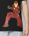 Shop Iron Man Half Sleeves T-Shirt (AVL