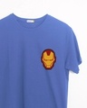 Shop Iron Man Printed Badge Half Sleeve T-Shirt (AVL)-Front