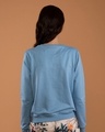 Shop Island Blue Fleece Light Sweatshirt-Design